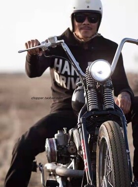 复古改装哈雷把手车把窄款把25.4MM现货雷电可以用883 72老车