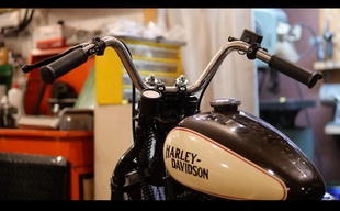 chopper改装复古哈雷改装窄手把 把手883 48铲头72可以用