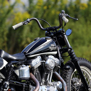 正品日系改装复古哈雷883 48 72 把手直径25.4mm 手把车把现货