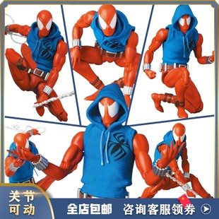 CT厂mafex186漫画版猩红蜘蛛侠本莱利克隆人漫威可动手办模型玩具