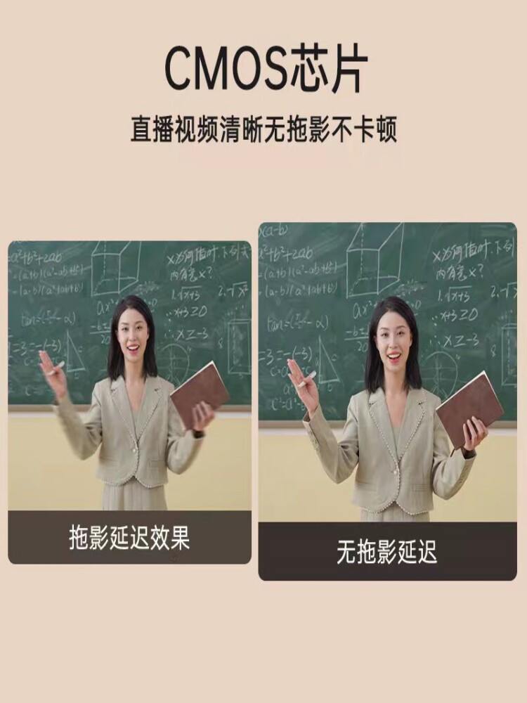 ASDUN AF640 4K HD 컴퓨터 카메라 DOUYIN KUAISHOU 라이브 방송[상품 홈 원격 화상 회의 포함]