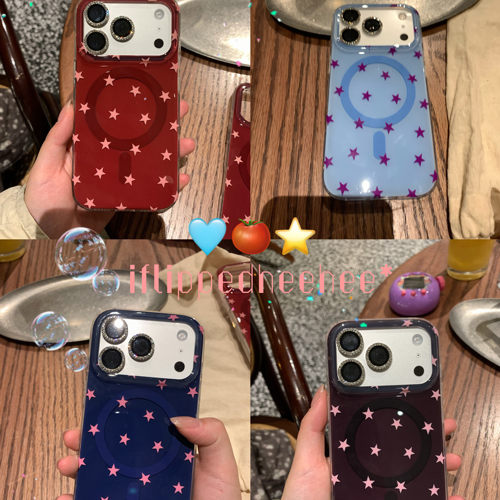 iFHHee “星星派对”原创设计美式复古  双层imd  磁吸手机壳
