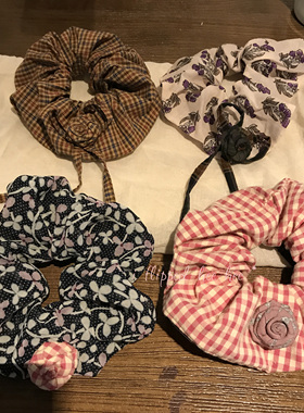 iFHHee “香水板栗”旖旎风 原创设计 四色手工玫瑰 氛围感发圈