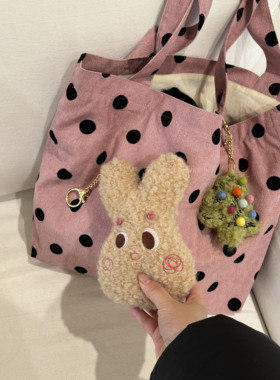 iFHHee 波点小托特 百搭单品 可可爱爱小托特包 原创设计帆布包