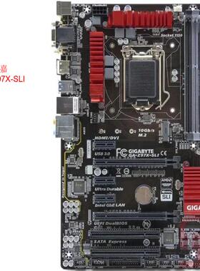 新到 Gigabyte/技嘉 Z97X-SLI 1150 主板 DDR3 4代 NVME 固态M.2