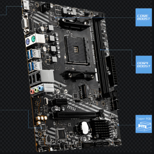 Asus/华硕 PRIME A520M-K 微星A520M A PRO AM4  5600 5700 5900