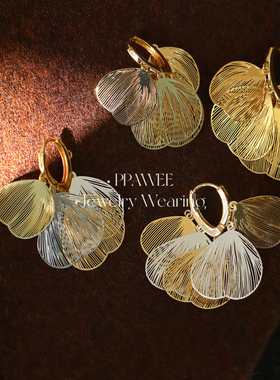 鎏金蝶翼|新中式流苏耳环高级感轻奢秋冬耳饰女独特精致轻奢耳钉