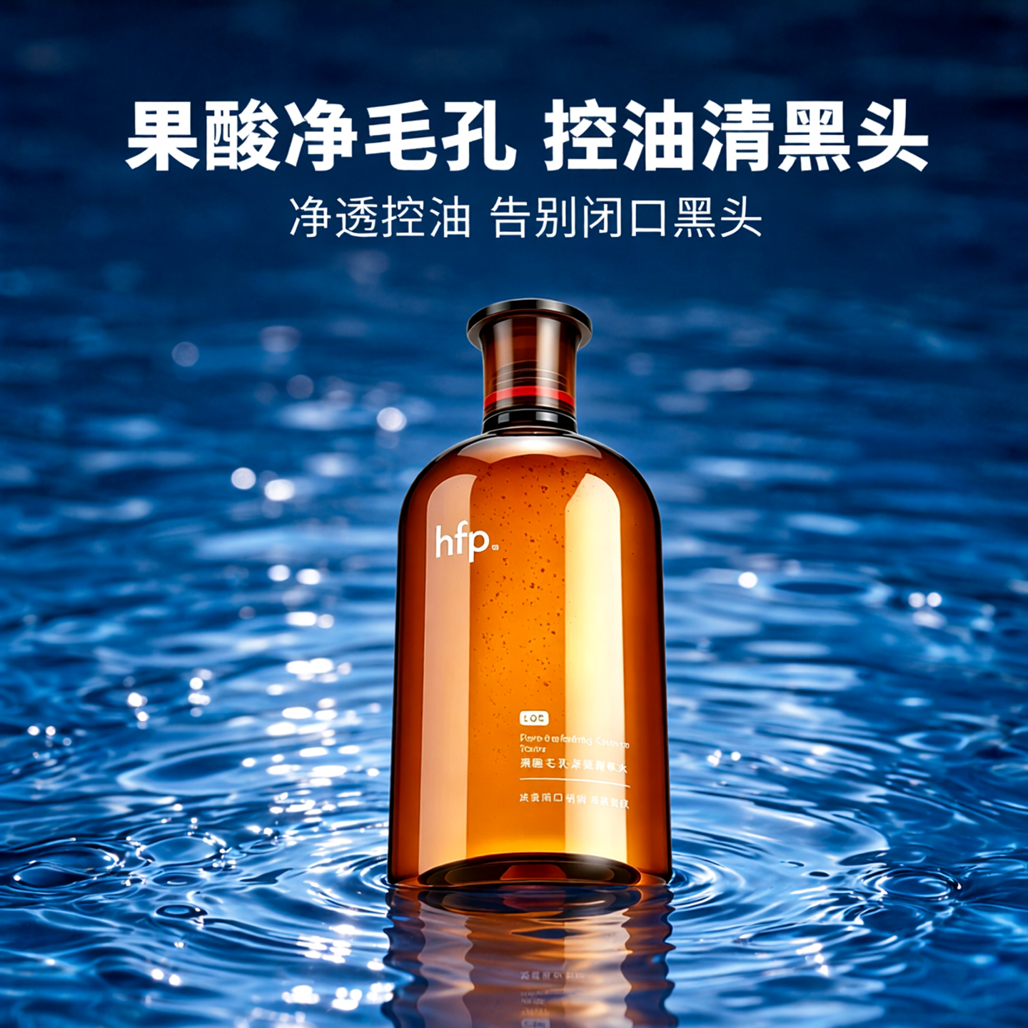 HFP果酸控油祛痘闭口爽肤水套装