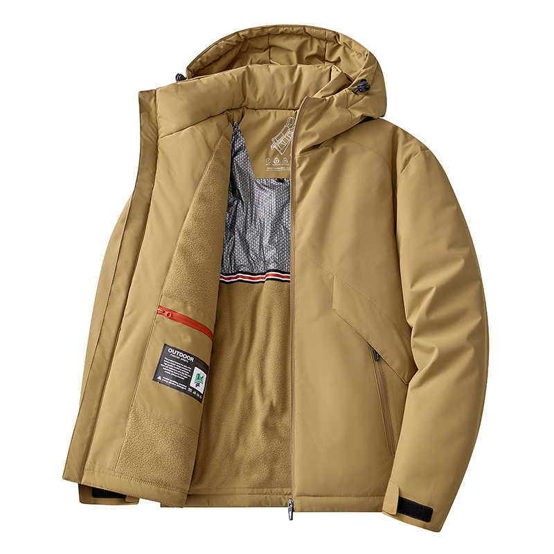 棉衣男加厚保暖防寒棉服外套冬装男士连帽棉大衣冬季保暖衣服8699