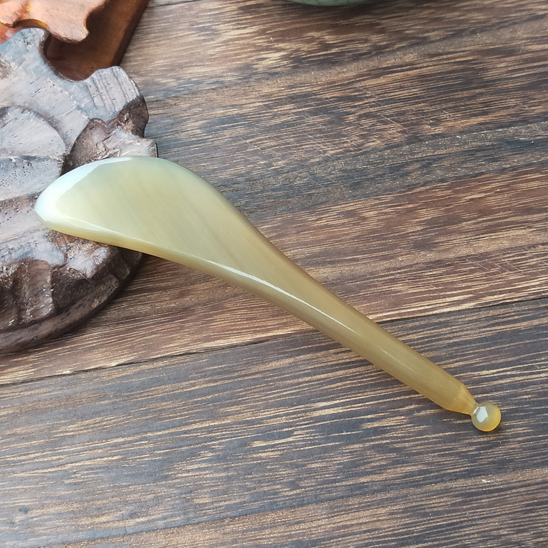 天然面部按摩板拨筋棒