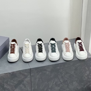 吴宣仪 檀健次同款霍根饼干鞋~超轻透气男春夏运动厚底小白鞋女