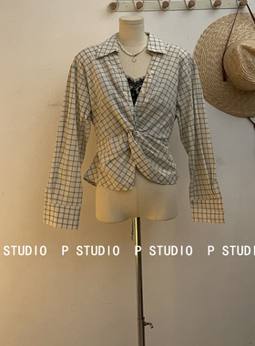 YOOMINI正版2025秋季新款韩版防晒长袖衬衫女收腰显瘦百搭上衣女