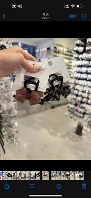 果冻色蝴蝶结半扎8cm鲨鱼夹