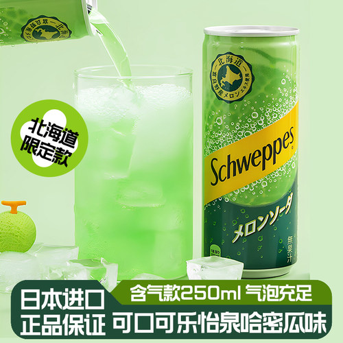 日本进口可口可乐怡泉哈密瓜味