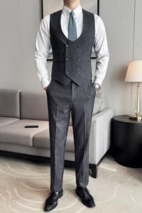西装男士西服套装休闲商务外套青年结婚礼服韩版修身潮流图片