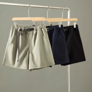 运动腰带卡扣短裤 凉感速干户外工装 防晒短裤 大厂订单情侣机能薄款