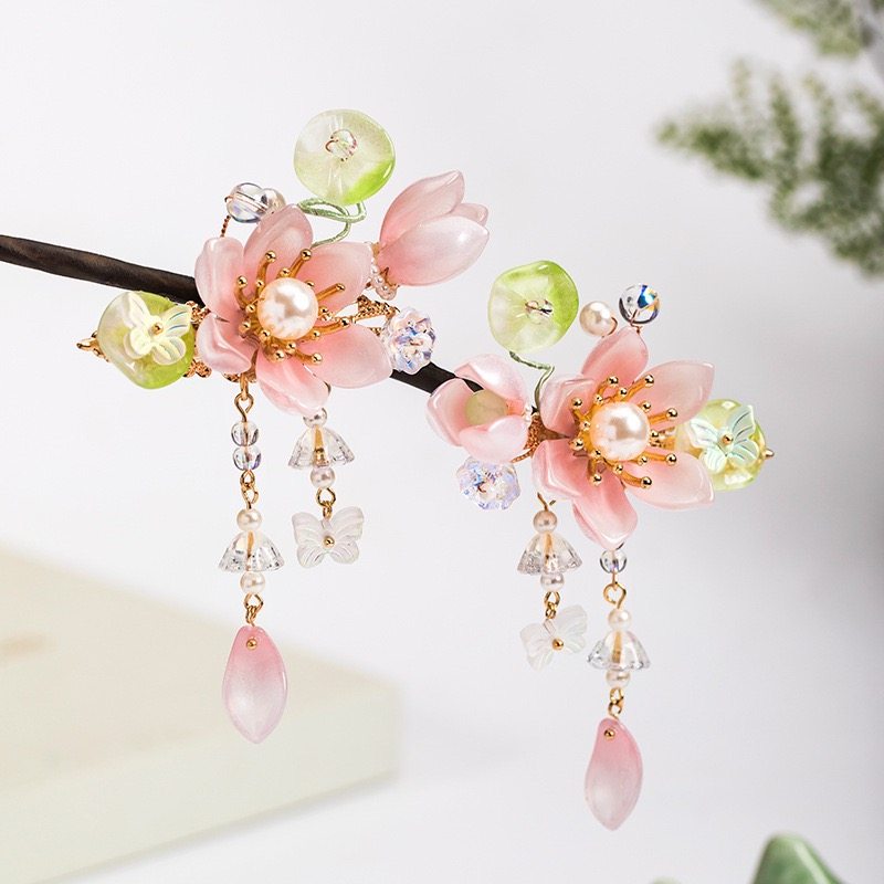 古月家儿童古风发饰女童汉服古装头饰中国风仙气对夹超仙流苏步摇,童装/婴儿装/亲子装,发饰,淘宝优惠券,粉丝福利购,淘宝优惠卷