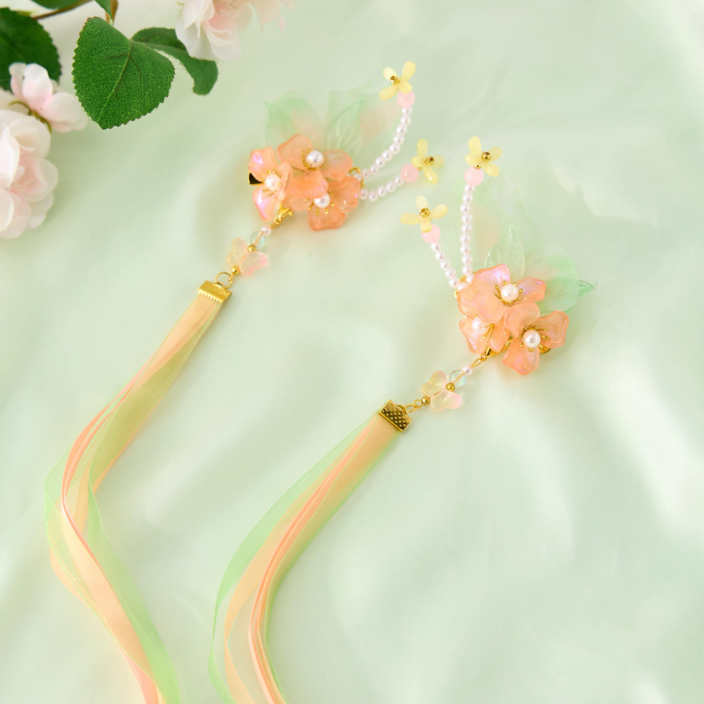 古月家儿童古风发带女童宝宝汉服襦裙古装搭配新中式头饰国风飘带