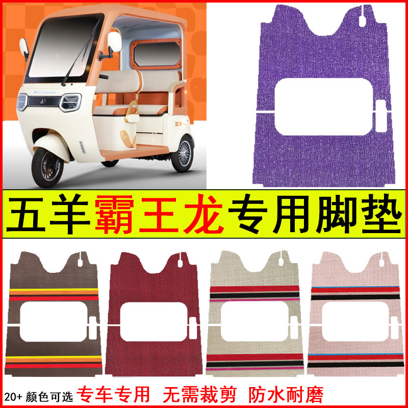 适用五羊霸王龙电动三轮车脚垫专车专用耐磨防水防滑脚踩踏地毯垫,电动车/配件/交通工具,电动车脚垫,淘宝优惠券,粉丝福利购,淘宝优惠卷