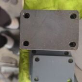 1.5寸2寸万向轮连接底板加固安装 通用小推车加固板国标行李箱通用