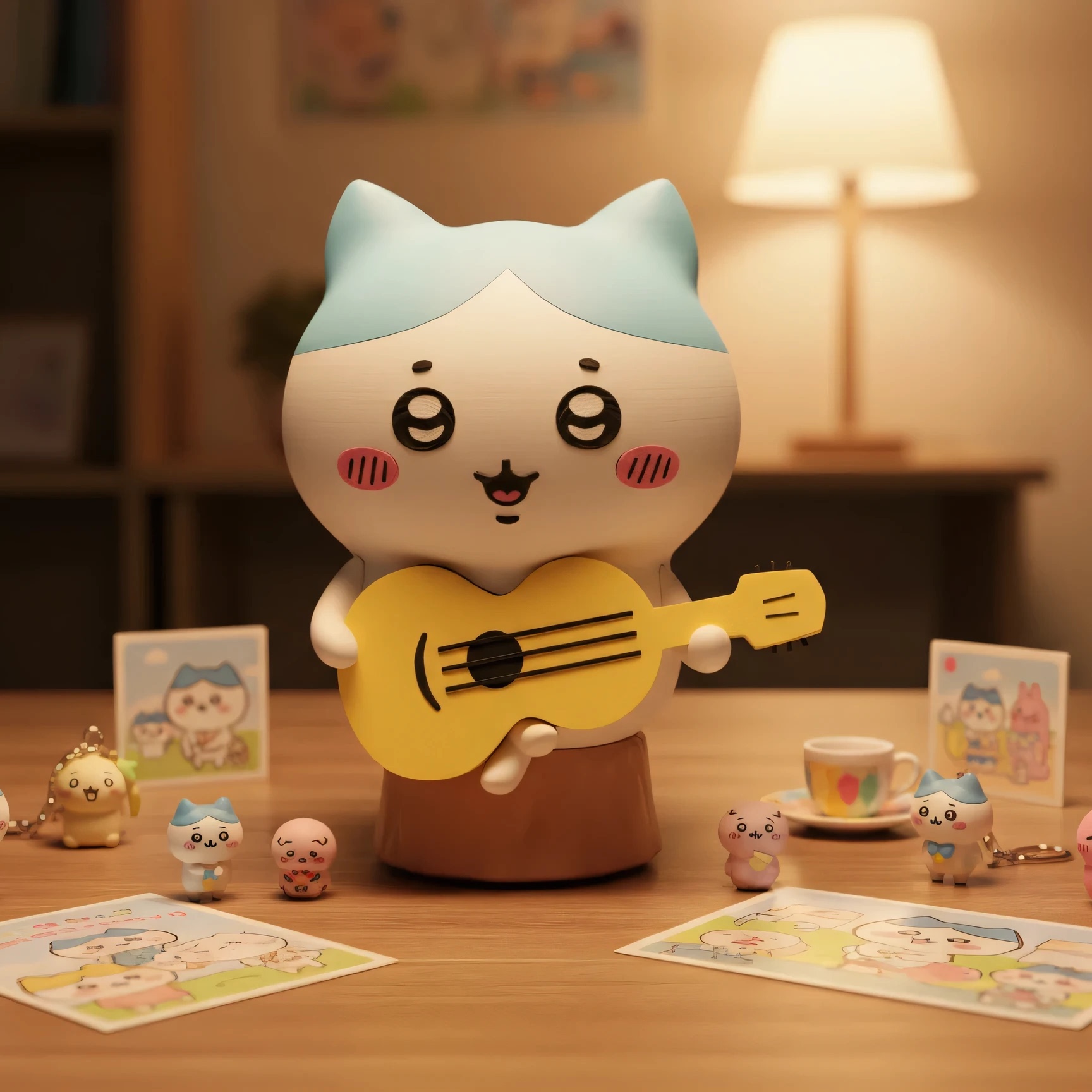 小八乌萨奇吉伊卡哇纸巾盒可爱礼物