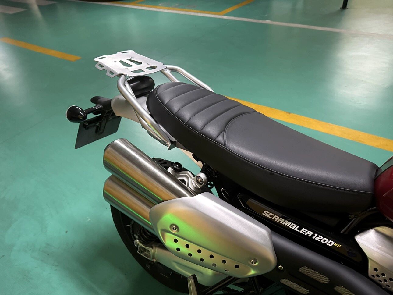 适用凯旋Scrambler1200XC/E改装尾箱支架尾箱架尾箱架