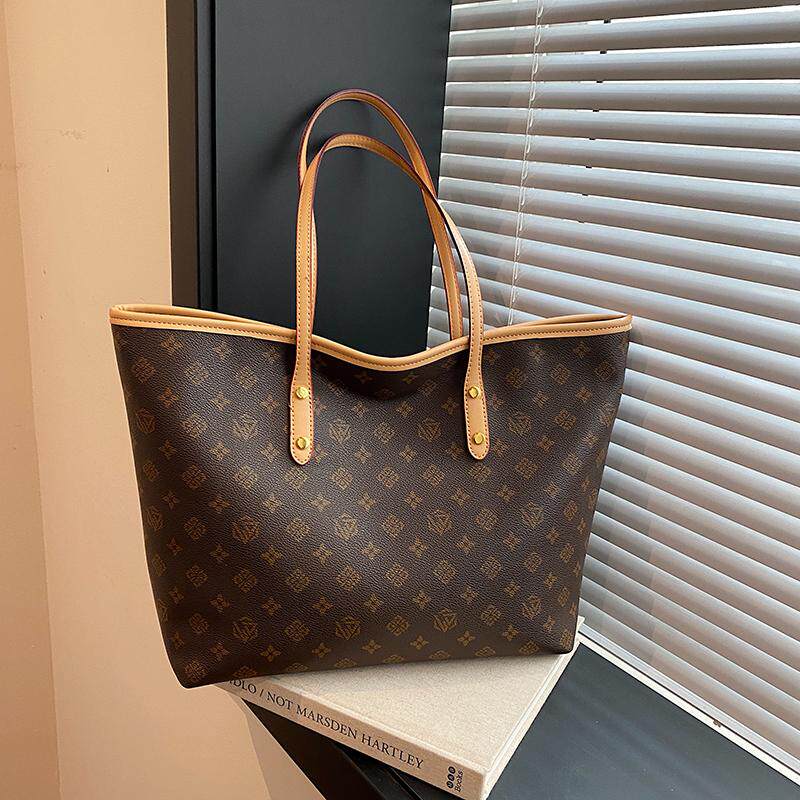 高级感腋下包包女2025新款潮时尚通勤大容量托特包简约百搭单肩包,箱包皮具/热销女包/男包,托特包,淘宝优惠券,粉丝福利购,淘宝优惠卷