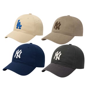 韩国正品MLB棒球帽软顶NY帽子大标情侣男女款LA运动帽可调节CP66
