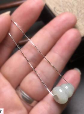 缅甸翡翠项链路路通吊坠葫芦日韩