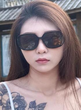 帕莎2025新品太阳镜杨超越同款防紫外线大框墨镜女可配近视PS1068
