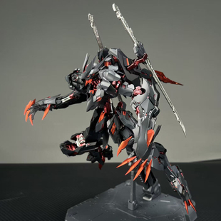 灰红GK狼王蚀月千手改色 拼装机甲模型 完整骨架 男孩礼物 新年