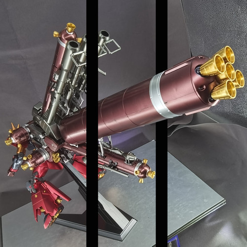 金属色MG精神力扎古万代拼装模型