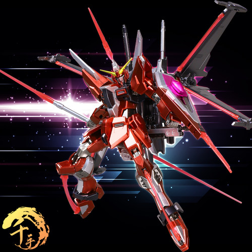 千手金属色无限正义二式玩具万代1/144HG251高达SEED拼装模型礼物