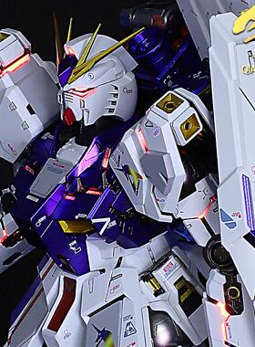 千手万代MG福冈牛高达大炮 RX 93 NU V阿姆罗专用NEW拼装模型