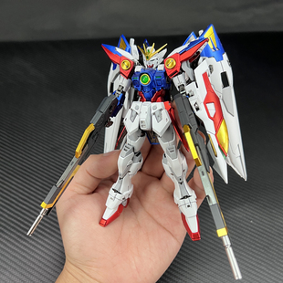 千手金属色RG飞翼零式1:144 WING万代高达拼装模型机甲男孩礼物