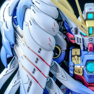 千手改色 MGSD飞翼零式 苍蓝渐变高达EW掉毛天使拼装模型机甲礼物