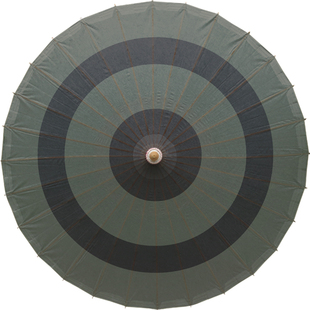 泸州非遗油纸伞防雨防晒实用汉服装饰走秀道具收藏复古双圈古红色