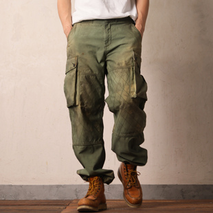 休闲宽松直筒军长裤 WIROTE威络 PANTS菱形格工装 CARGO 行军诗M65