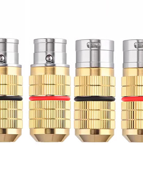 CARDAS卡达斯 CGF XLR平衡线公母插头卡农侬头 镀铑三芯加屏蔽柱