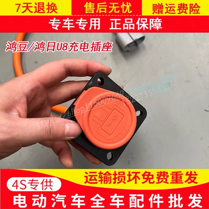 鸿日S1Pro/鸿豆/鸿日U8电动汽车充电底座充电插座连接线充电座