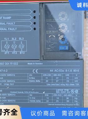 ABB软启动器22kw 1SFA892004R1002议价