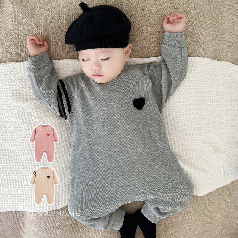 套头婴儿连体衣卫衣面料春秋