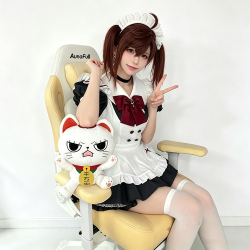 少女心动狗短女仆装小桃lolita裙