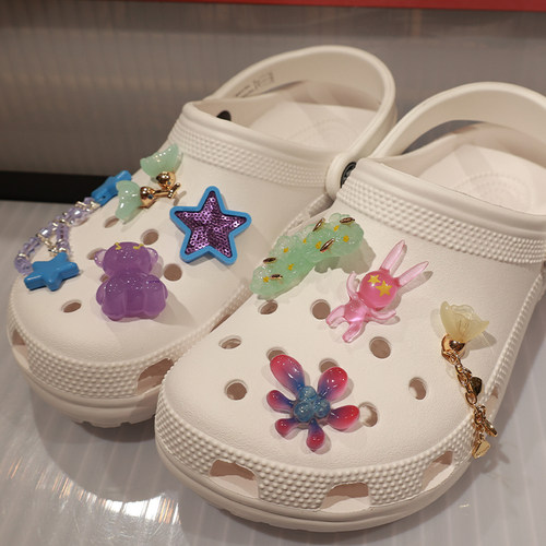 crocs洞洞鞋配饰鞋花金属鞋扣