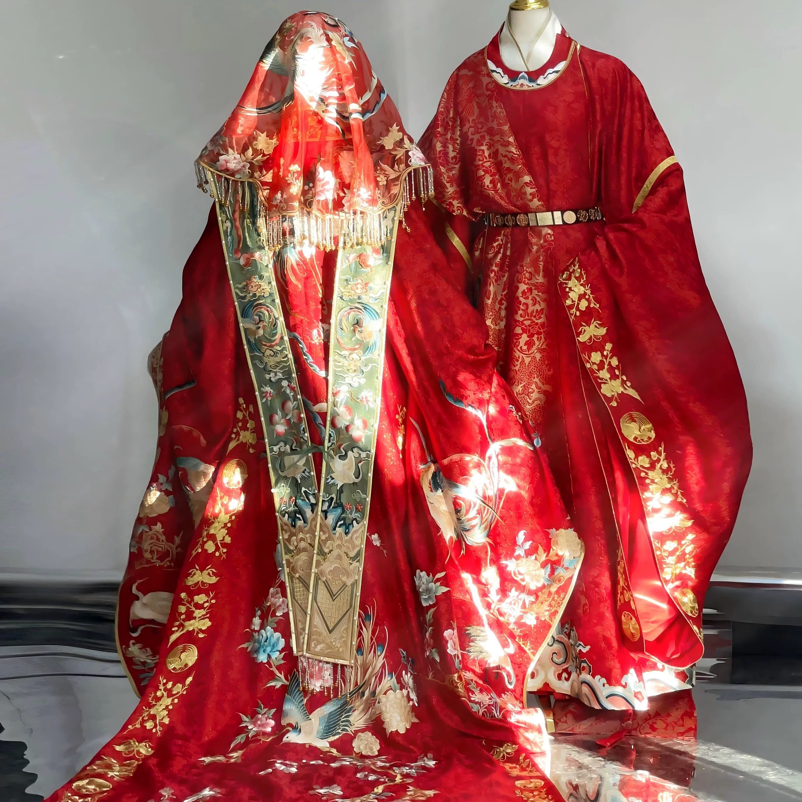 【出租】清欢纪精品重工刺绣宋制婚服锦绣良缘大袖百迭裙女款套装图片