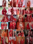 婚礼婚嫁凤冠租赁差价押金 汉服婚服宋制明制唐制中式 出租 千款