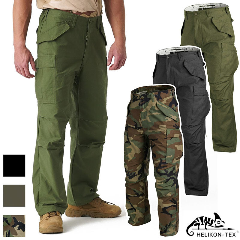 赫利肯m65多口袋工装裤大码休闲
