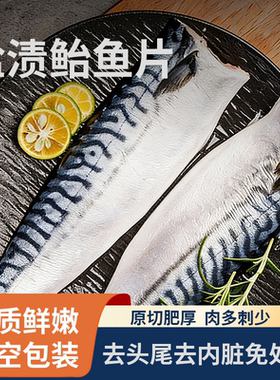 新鲜盐渍鲐鲅鱼片腌制青花鱼片去骨非马鲛鱼冷冻海鲜批发