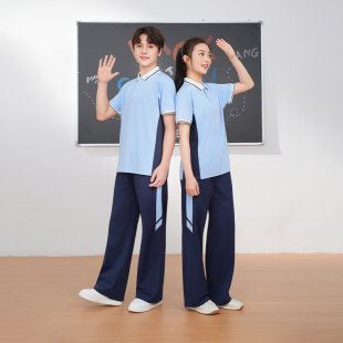 江西南昌统一初中校服初中学生班服运动套装夏季短袖春季长袖外套