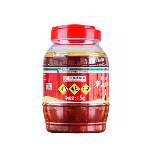 鹃城牌郫县红油豆瓣酱1.2kg川菜酱料四川特产家用调味料瓶装豆瓣